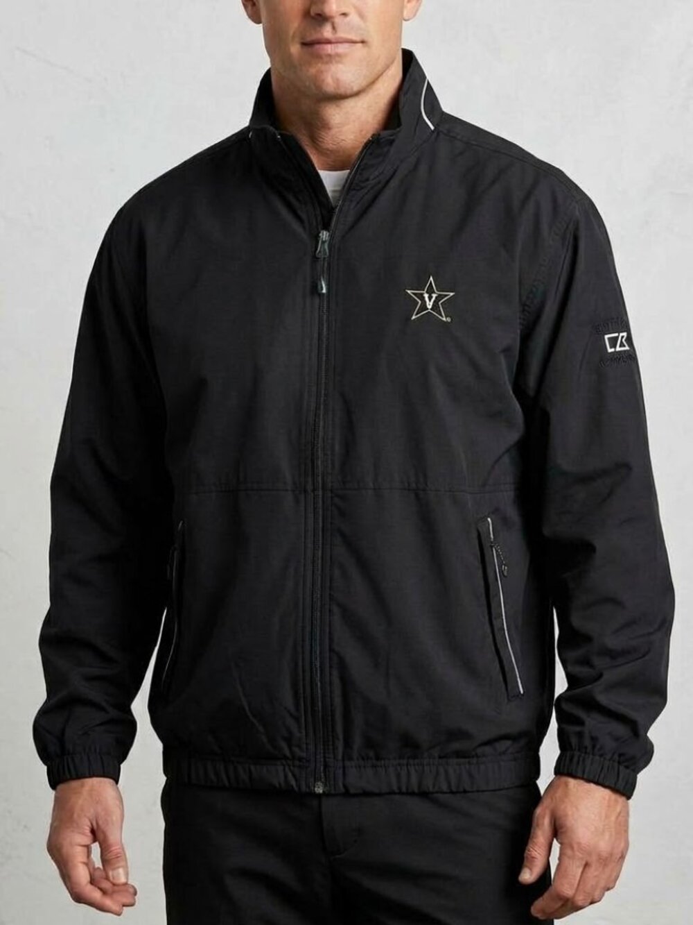 Cutter & Buck Vanderbilt Commodores Black Men's WeatherTec Jacket XL Football